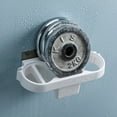 thumbnail image 3 of Inteprter Durable y estable del tenedor fácil del secador de pelo del baño de la instalación para el ABS duradero y estable versátil Almacenamiento y organización del hogar, 3 of 6