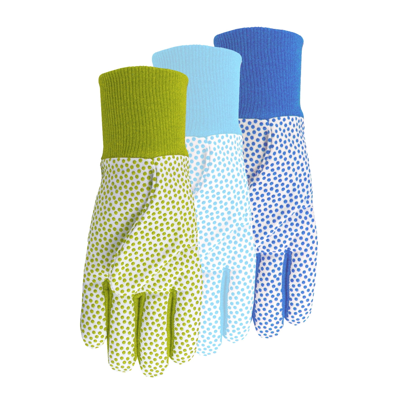 Midwest Quality Gloves, Inc. Combo Jersey/Canvas Dot Palm