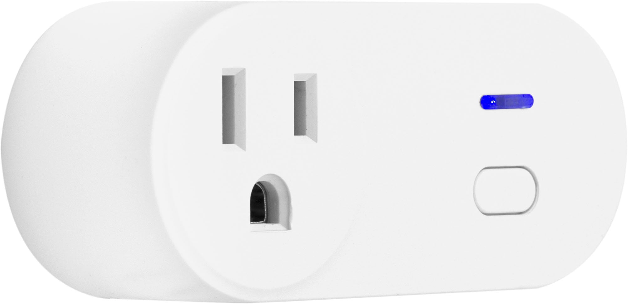 Enbrighten Plug-In Wi-Fi Smart Switch, Indoor, 1 Grounded Outlet, 51249, White