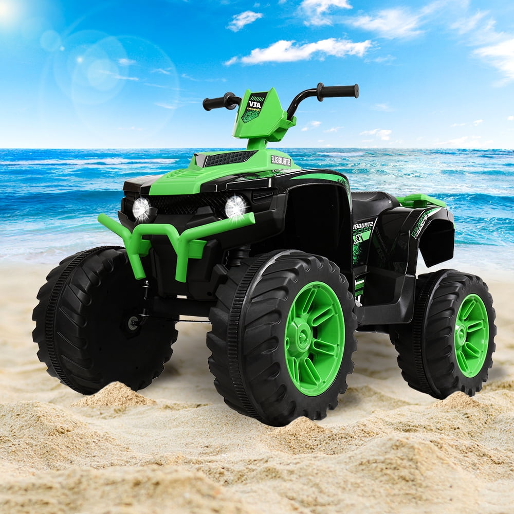 Details about   12V LEADZM Double Drive Children Car Ride-On ATV Kids Electric Toy Beach Car US 