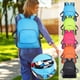 thumbnail image 1 of Mochila Plegable para Estudiantes, Diseño Minimalista En Colores Fluorescentes con Tiras Reflectantes y Bolsillo Lateral de Malla, Compacta y Ligera, Bolsa de Viaje de 150 G., 1 of 3