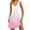 B-Pink, variant on Lovskoo Women's Summer Dresses 2025 Beach Casual Sleeveless Solid Color V Neck Dress Loose Tank Sundress with Pocket Blue