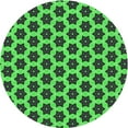 thumbnail image 1 of Ahgly Tapis Rond Lavable en Machine Intérieur Transitionnel Gris Ardoise Foncé Ou Vert Ardoise Foncé, 8 Pieds Rond, 1 of 7