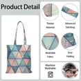 thumbnail image 4 of Sac de Courses Tribal en Toile Boho Chic – Sac Réutilisable Style Encre, 4 of 6
