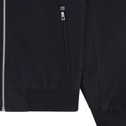 Nautica Men's Bomber Jacket – Windbreaker, Water-Resistant, Waterproof, Golf, Hiking, Boating, Casual Wear, Black Medium
