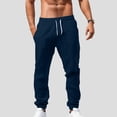 thumbnail image 2 of Men's Casual Pants Relaxed Fit Trousers with Pockets Pants, 2 of 9