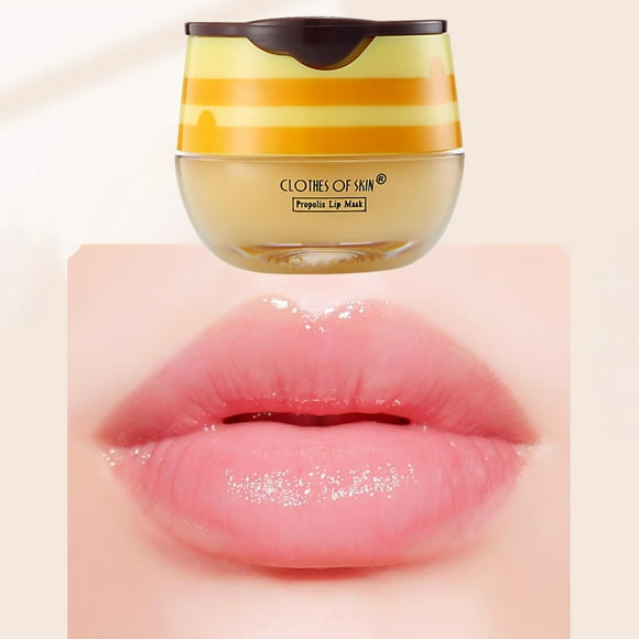 Mascarilla labial de Exfoliante labial hidratante con cepillo Reparador hidratante Bálsamo de Prevención de y noche Exfoliante seco Yinane Bálsamo labial de miel
