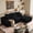 Black, variant on Vcatnet 106" Modular Sectional Sofa Couch Corduroy Cloud Couch L Shaped Modern Minimalist Couch with Chaise for Living Room, Gray