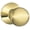 Bright Brass, variant on Schlage F10ORB619 Orbit Passage Knob, Satin Nickel