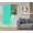 Mint Green, variant on Gorgeous Home Linen 1-Piece 70% Blackout Rod Pocket Solid Window Curtain Panel With Lined Backing 35" X 63" R64 Mint