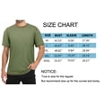 thumbnail image 7 of GENTS BLISS Crew Neck Men T shirts Short Sleeve Shirts for Men Contrast Lines Casual Men Shirts, 7 of 7