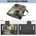 thumbnail image 5 of COEQINE Quilted Golf Cart Seat Cover, Folds Design with Handle for Easy Carry, Universal Fit 51.2x30.3 Inch for EZGO Yamaha Club Car 2-Seater, 4 Front Pockets, White Cat Flower, 5 of 8