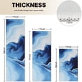 thumbnail image 4 of Blue White Marble Pattern Kitchen Rugs Sets Of 3,Kitchen Runner Rugs Non Skid Washable,Decorative Kitchen Floor Mats for Kitchen,Sink,Laundry,17"x30"+ 17"x47" + 17"x59", 4 of 6