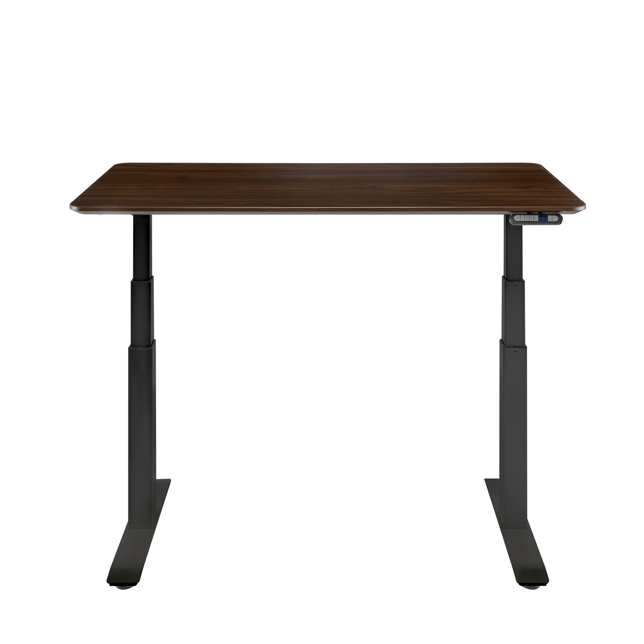 Seville Classics AIRLIFT S3 Electric Height-Adjustable Standing Desk with Ergo Table Top with Beveled Bottom Edges, 54" x 30"