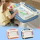 thumbnail image 1 of Ganfancp Tablero de Dibujo para Niños Tablero de Dibujo Magnético Tablero de Garabatos para El Hogar Tablero de Escritura para Bebés Tablero de Dibujo Magnético con Marco de Pintura de Colores 10Ml R, 1 of 7