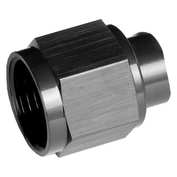 03 AN & JIC Chapeau Évasement Écrou&44; Noir - 2 Pièces