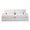 White, variant on Weetoo Sleeper Sectional Sofa Lounge Chair Modular Couch Chaise Love-seat for Living Room, Corduroy
