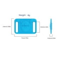 thumbnail image 1 of Agiferg Protective Cover Location Anti-lost Silicone Case With Buckle For AirTags Case, 1 of 3