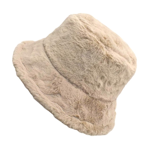 Womens Solid Color Winter Thermal Windproof Bucket Fisherman Hat for Women for Girls