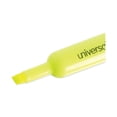 thumbnail image 4 of Universal Desk Highlighter, Chisel Tip, Fluorescent Yellow, Dozen -UNV08861, 4 of 7