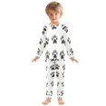 thumbnail image 6 of FORMRS Long Sleeve Top and Pants Pajama Set for Niños 2-Piece Sleepwear, Sizes 18M-8Y, Cartoon Cat Paw, 6 of 6