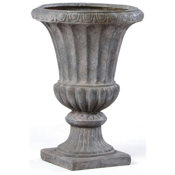 Alfresco Home Locanda Fiberstone Urn in Stormcloud