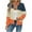 Multicolor, variant on Enjoytime Womens Lightweight Jackets Fashion Patchwork Long Sleeve Zipper Outerwear Fall Winter Casual Cropped Coat with Pockets Multicolor XXL