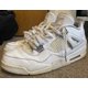 thumbnail image 2 of A i r-Jor-dan 4 IV 2017 Retro Pure Money Men’s US Sz 12 White Leather Silver Chrome, 2 of 6