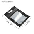 thumbnail image 2 of Bolsas Holográficas Uxcell 3.9x2.8", Paquete de 100 Bolsas de Plástico Aluminizado Reutilizables para Pequeñas Cosas, Negros, 2 of 5