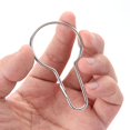 thumbnail image 2 of OUNONA 12 Piezas Ganchos para Cortinas de Ducha Rodillo Deslizante Anillos de Acero Inoxidable Inoxidables con Clips Pulidos para Barras de Baño Cortinas (Plata) como se Muestra, 2 of 4