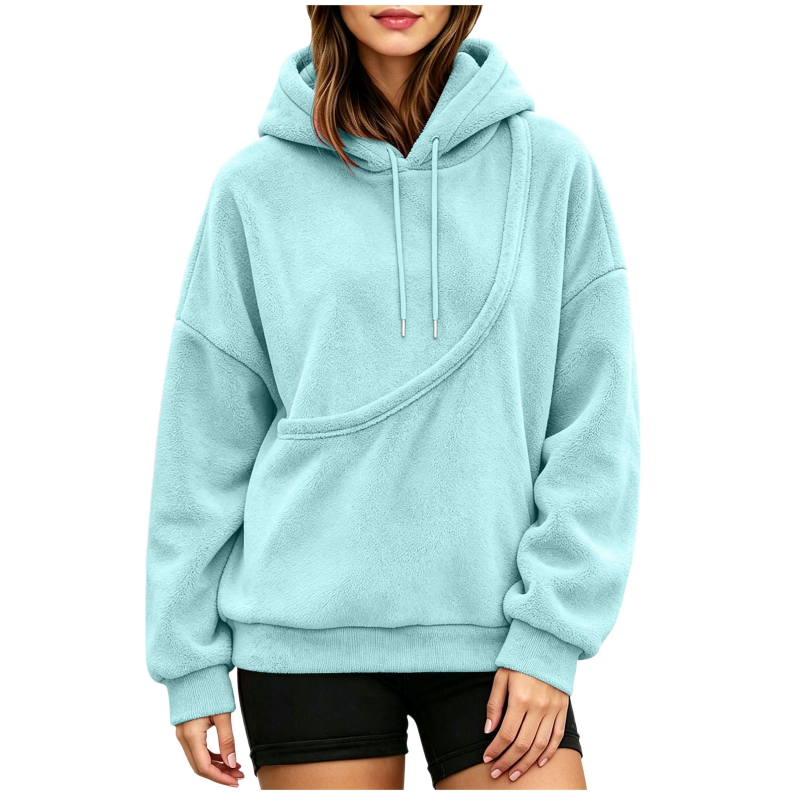 OYXSER Pet Pouch Hoodie for Women Cat Dog Carrier Hoodies Carrying Pet Pocket Pullover Sweatshirt Mint Green XXXL