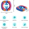 thumbnail image 2 of LAICAIW Pop Snapper Fidget Toy - Grab and Snap Hand Toy, Sensory Toys Noise Maker Pop Stress Relieve Toy Anti-Anxiety Squeeze Toy, Click Finger Silicone GRAP Toy for Kids and Adults, 2 of 5