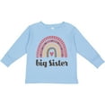 thumbnail image 3 of Inktastic Big Sister Announcement Rainbow Girls Long Sleeve Toddler T-Shirt, 3 of 5