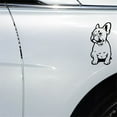 thumbnail image 3 of SPRING PARK Funny French Bulldog Reflective Car Vehicle Body Window Decals Sticker Decor, 3 of 7