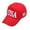 Red, variant on Independence Day Baseball Caps Male Female Neutral Summer America Flag Baseball Caps Corduroy Hat Visors