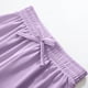 thumbnail image 4 of Odeerbi 2-13 Años Niñas Hielo Seda Pantalones de Deporte Deportivo Entrenamiento de Verano Pantalones de Jogger de Color Sólido Suelto Joggers Casuales, 4 of 5