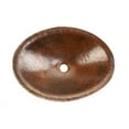 thumbnail image 2 of Premier Copper Products Pvoval20 20" Oval Copper Vessel Bathroom Sink - Bronze, 2 of 3