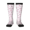 thumbnail image 1 of Fotbe Rose Flowers Calcetas Divertidas Estampadas para Hombre y Mujer, Calcetas de Algodón hasta la Rodilla para Caminar, Correr, Enfermería y Embarazo, 1 of 6