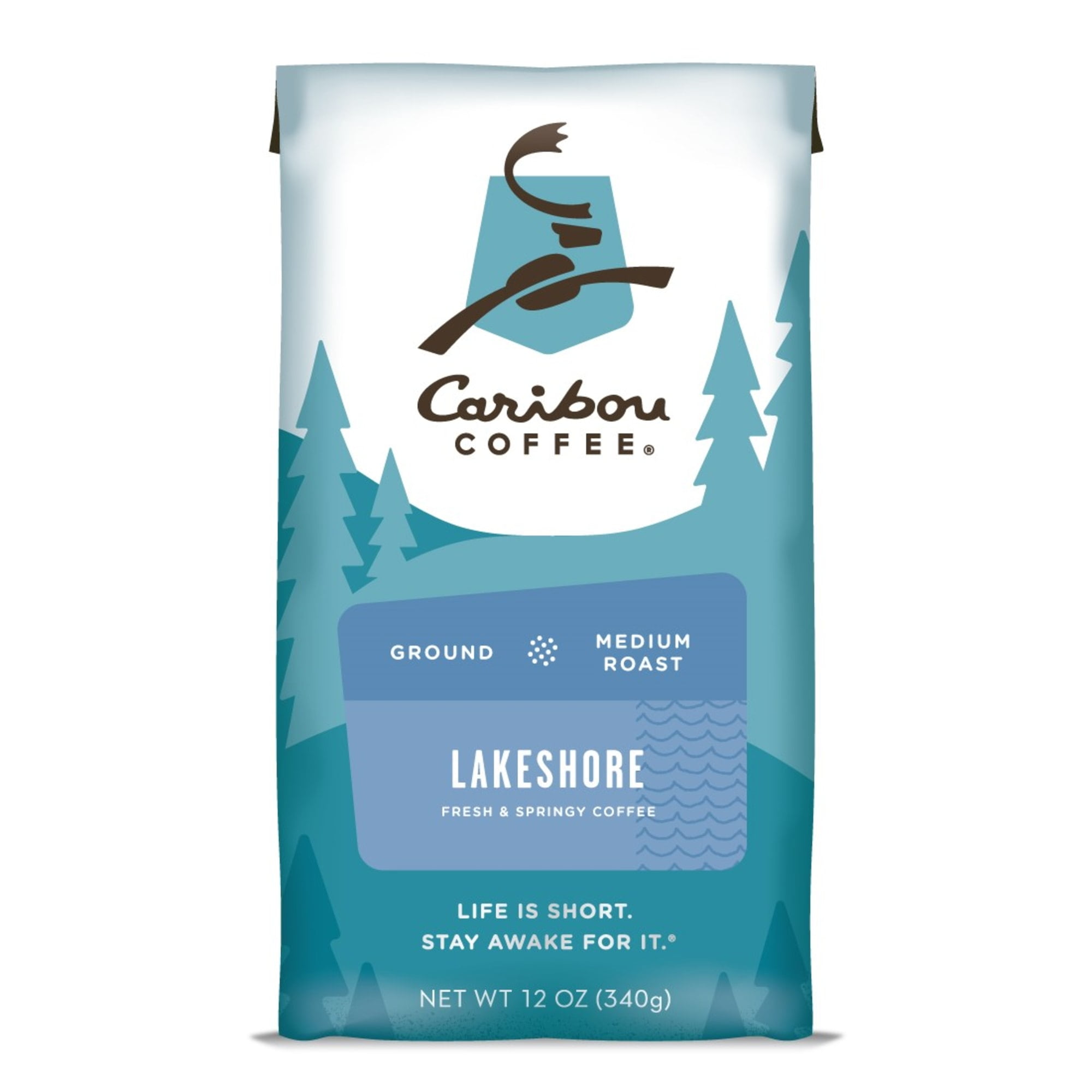 Caribou Coffee® Lakeshore Medium Roast Ground Coffee 12 oz. StandUp