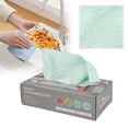 thumbnail image 4 of Coollooc Microfiber Cleaning Cloths, Reusable Cleaning Towels in Box, Microfiber Lint Free Multi-Purpose Towel, Disposable Cleaning Cloths Quick Dry, Kitchen Specific Dishwashing Cloth(B-Green), 4 of 9