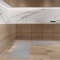 thumbnail image 3 of Diatomite Quick-Dry Water-Absorbing Kitchen Mat Sets - X-Large + Large Gray Mats, 3 of 7