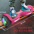 thumbnail image 3 of HOVERSTAR Bluetooth Hoverboard for Kids, LBW27 - Matt Color Self Balancing Scooter Built-in Wireless Speaker, LED Lights and Flashing Wheels, 3 of 6