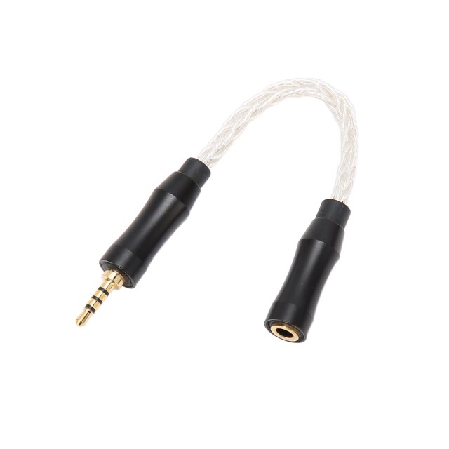 3.5mm To 2.5mm Sound Cable, Female To Male Plug And Play High Resolution Headphone Adapter Cord Single Copper For Mobile Phones For Tablets