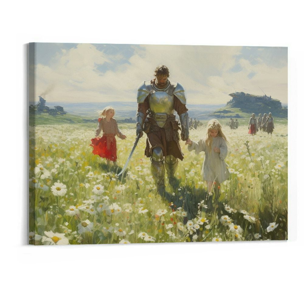 BCIIG Create Your Own Personalized Canvas with Family Photos, Aesthetic Wall Art Print Decoration - Custom Gift for Her, Him or Friends 20x16inch