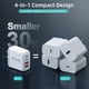 thumbnail image 4 of Bloque de cargador USB C Kuewtya de 40 W, paquete de 2, 4 puertos tipo C, 4 of 5