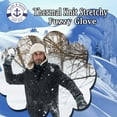 thumbnail image 2 of 12 Pairs of Winter Gloves Mens Womens and Kids - Thermal Knit Stretchy Fuzzy Bulk Glove Colors (MENS ASSORTED SOLID), 2 of 7