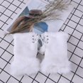 thumbnail image 1 of Guantes de medio dedo de piel de conejo, moda para mujer, otoño e invierno, guantes de medio dedo para estudiantes, para escribir en la computadora, 1 of 6