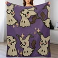 thumbnail image 3 of Pokemon Mimikyu Throw Blanket Cute Flannel for Boys Girls Men Women, 3 of 7