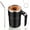 Black, variant on Electric Coffee Mug with Built-in LCD Thermometer & Smart Temperature Control - Fast Stirring, 304 Stainless Steel, Waterproof for Coffee, Milk & Cocoa
