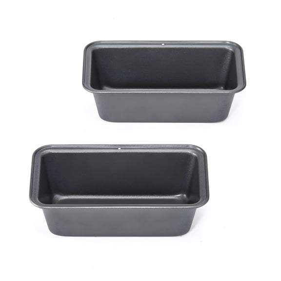 ACDANC 2Pk Nonstick Mini Loaf Pan,5.7 in W x 3 in D x 2 in H Bread Making Small Loaf Pans for Baking